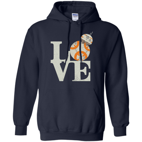 Sweatshirts Navy / Small Love Droids Pullover Hoodie