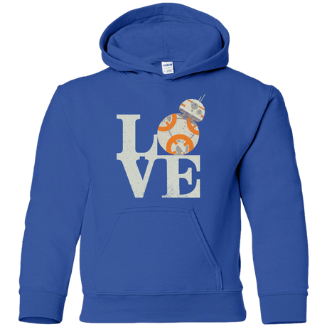 Sweatshirts Royal / YS Love Droids Youth Hoodie
