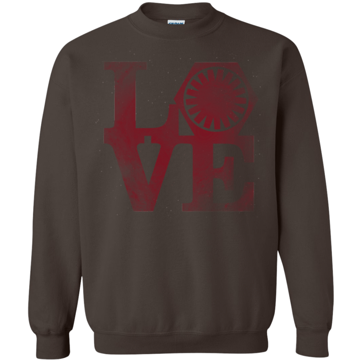 Sweatshirts Dark Chocolate / Small LOVE First Order Crewneck Sweatshirt