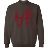 Sweatshirts Dark Chocolate / Small LOVE First Order Crewneck Sweatshirt