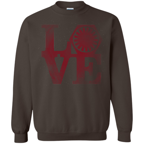 Sweatshirts Dark Chocolate / Small LOVE First Order Crewneck Sweatshirt