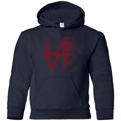 Sweatshirts Navy / YS LOVE First Order Youth Hoodie
