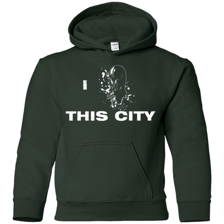 Sweatshirts Forest Green / YS Love For The City Youth Hoodie