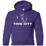 Sweatshirts Purple / YS Love For The City Youth Hoodie
