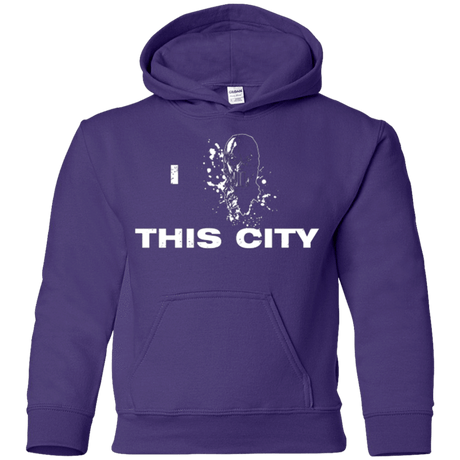 Sweatshirts Purple / YS Love For The City Youth Hoodie