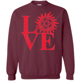 Sweatshirts Maroon / Small Love Hunting Crewneck Sweatshirt