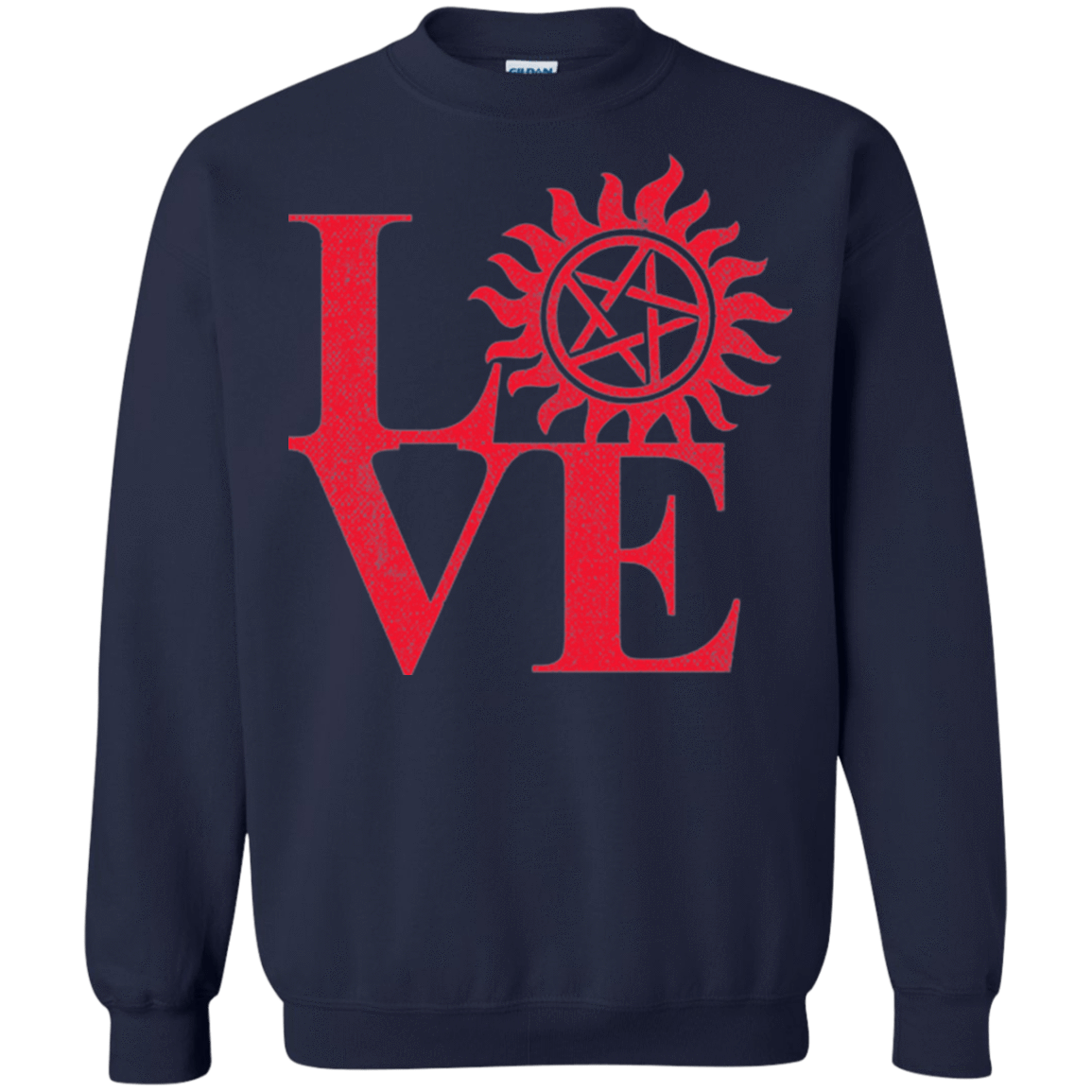 Sweatshirts Navy / Small Love Hunting Crewneck Sweatshirt