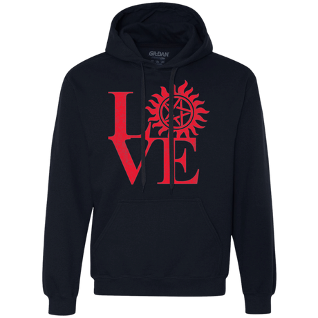 Sweatshirts Navy / Small Love Hunting Premium Fleece Hoodie