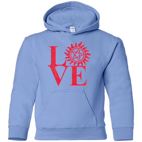 Sweatshirts Carolina Blue / YS Love Hunting Youth Hoodie