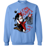 Sweatshirts Carolina Blue / Small Love Hurts Crewneck Sweatshirt