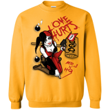 Sweatshirts Gold / Small Love Hurts Crewneck Sweatshirt