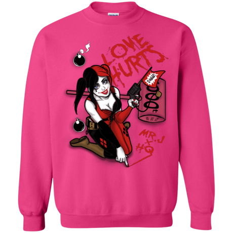 Sweatshirts Heliconia / Small Love Hurts Crewneck Sweatshirt