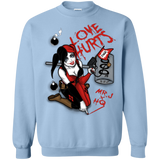 Sweatshirts Light Blue / Small Love Hurts Crewneck Sweatshirt