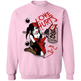 Sweatshirts Light Pink / Small Love Hurts Crewneck Sweatshirt