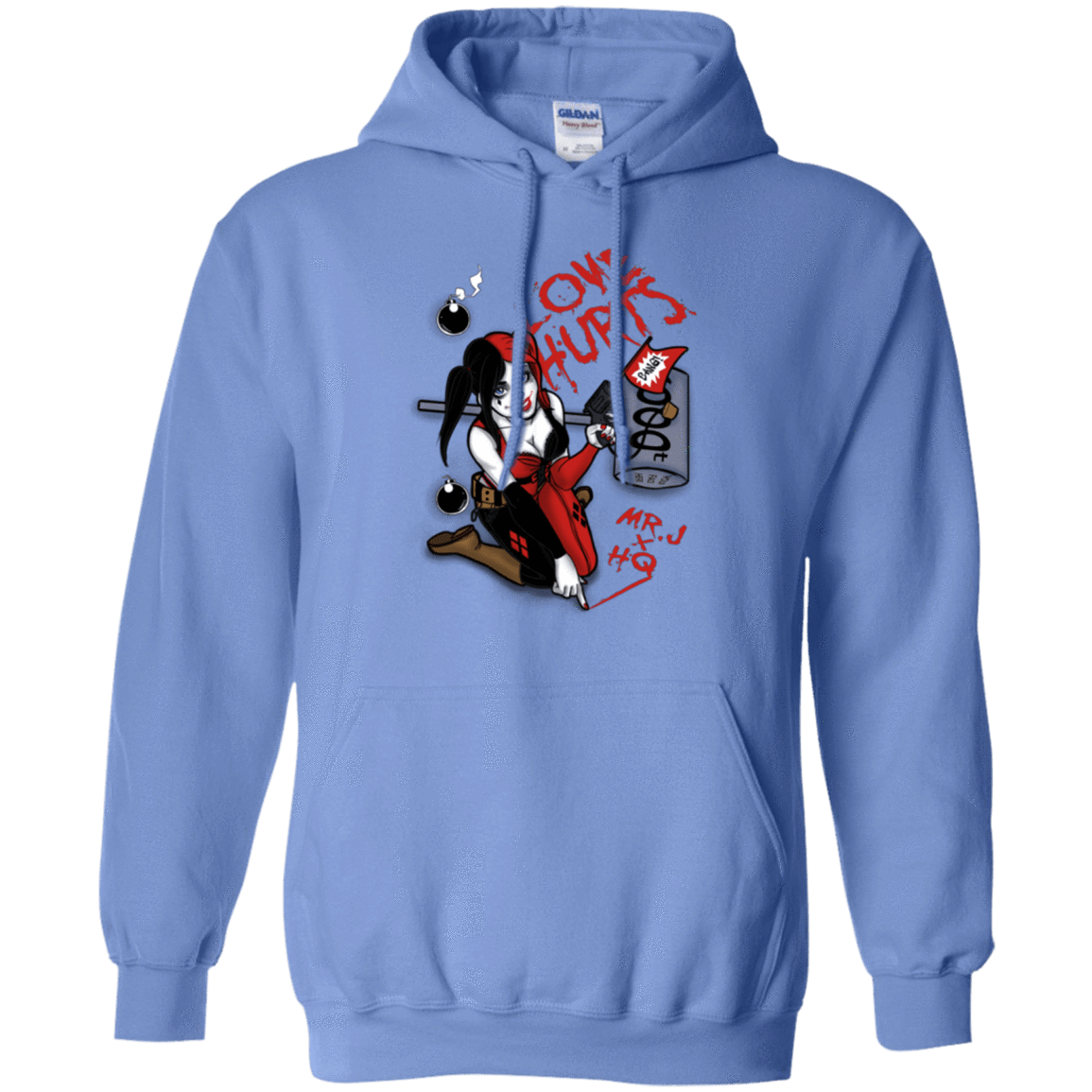 Sweatshirts Carolina Blue / Small Love Hurts Pullover Hoodie