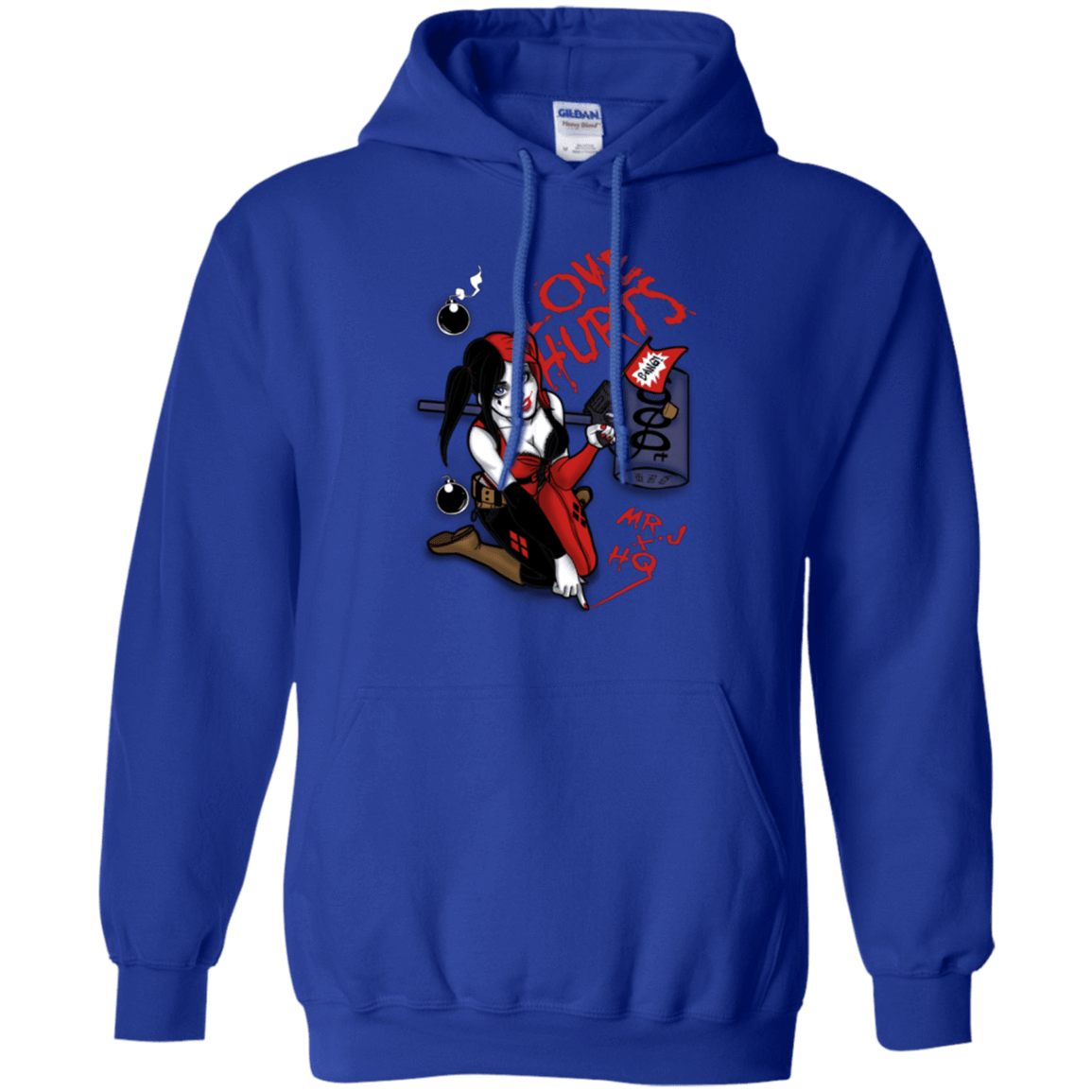 Sweatshirts Royal / Small Love Hurts Pullover Hoodie