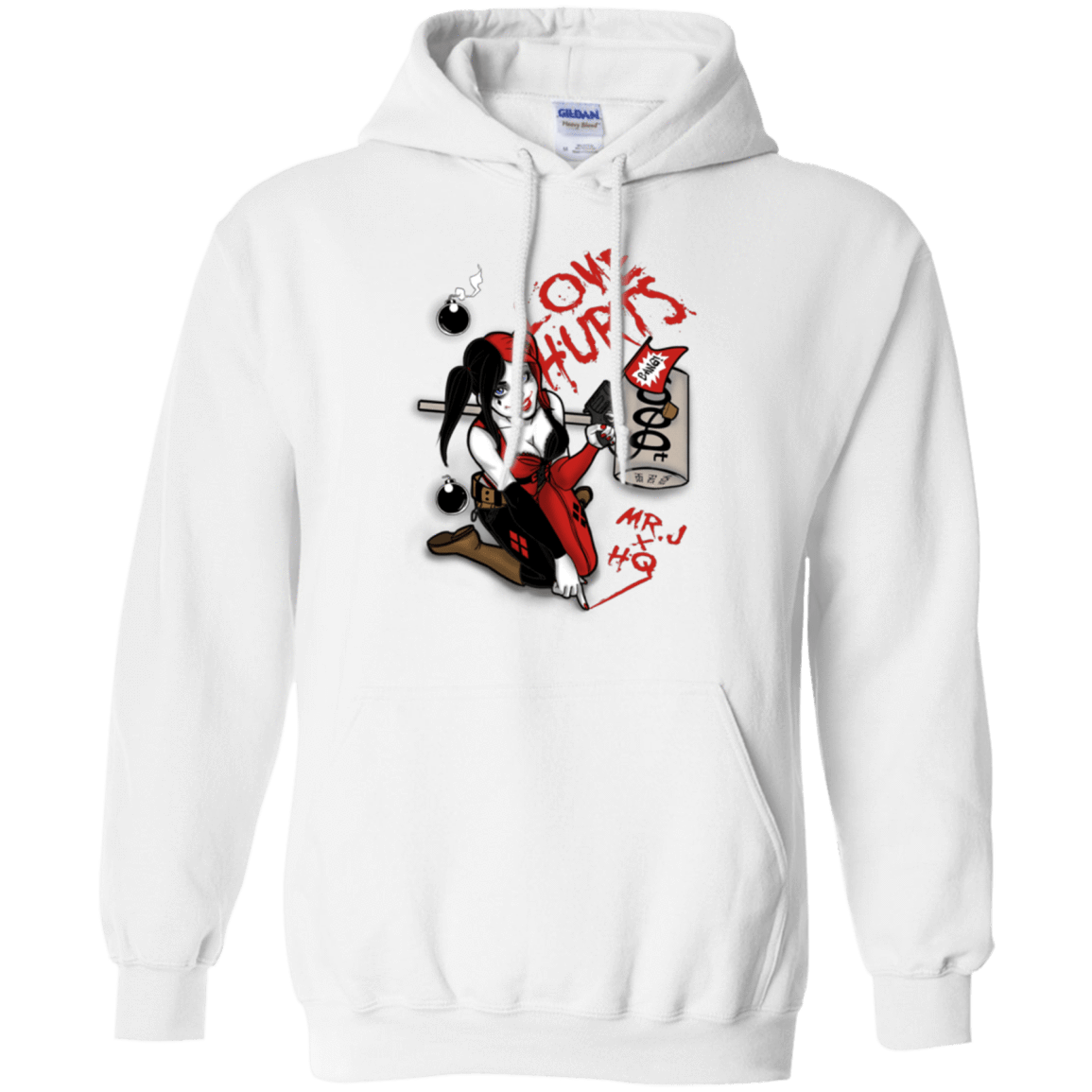 Sweatshirts White / Small Love Hurts Pullover Hoodie