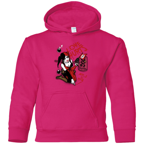 Sweatshirts Heliconia / YS Love Hurts Youth Hoodie