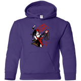 Sweatshirts Purple / YS Love Hurts Youth Hoodie