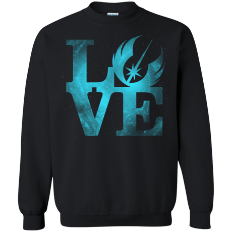 Sweatshirts Black / Small LOVE Jedi Crewneck Sweatshirt