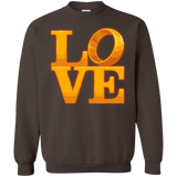 Sweatshirts Dark Chocolate / Small LOVE Lotr Ring Crewneck Sweatshirt