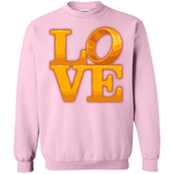 Sweatshirts Light Pink / Small LOVE Lotr Ring Crewneck Sweatshirt