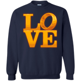Sweatshirts Navy / Small LOVE Lotr Ring Crewneck Sweatshirt