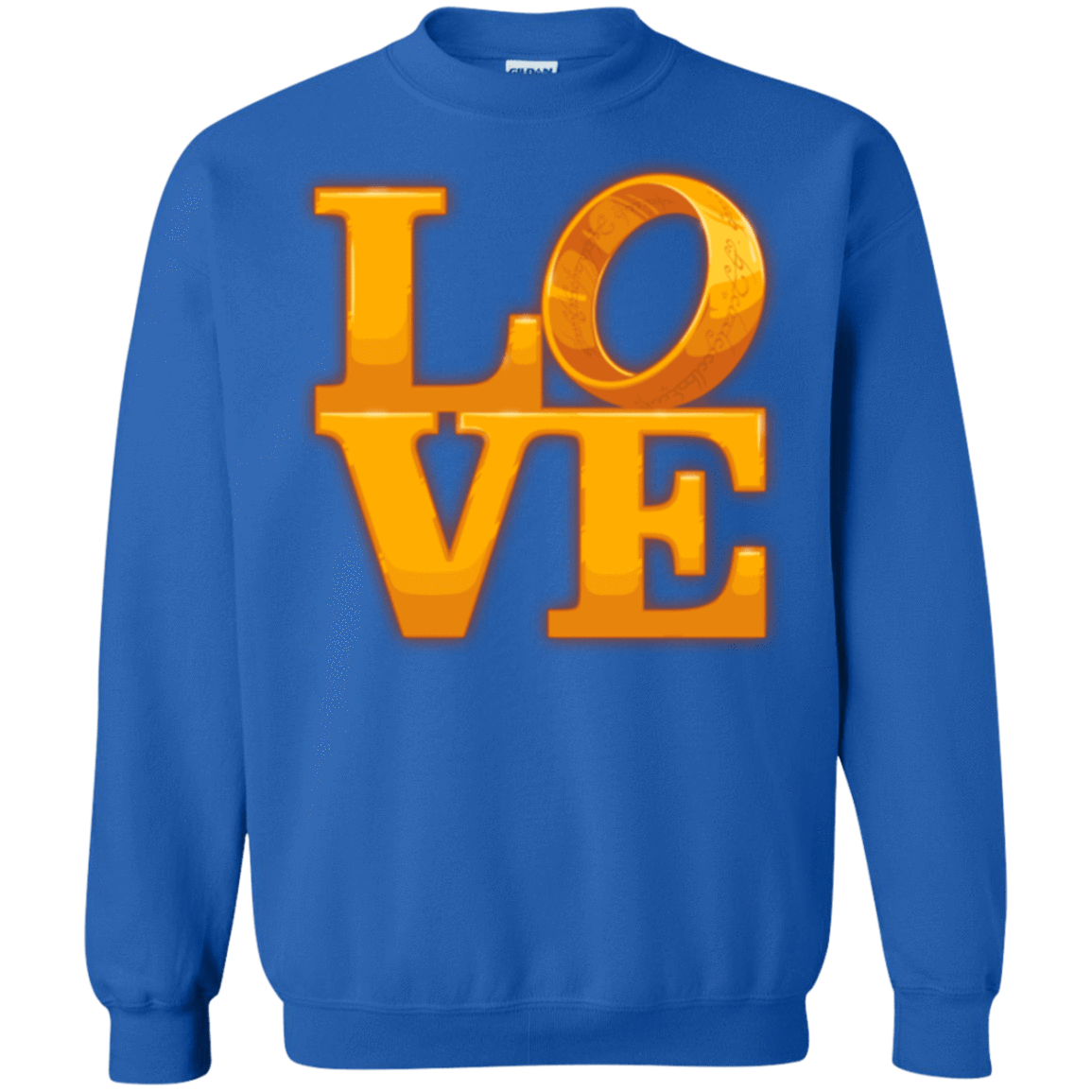Sweatshirts Royal / Small LOVE Lotr Ring Crewneck Sweatshirt