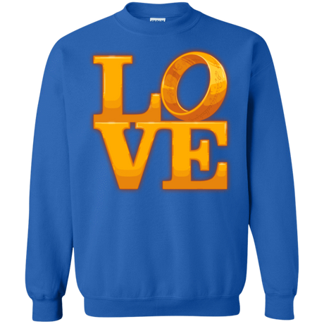 Sweatshirts Royal / Small LOVE Lotr Ring Crewneck Sweatshirt