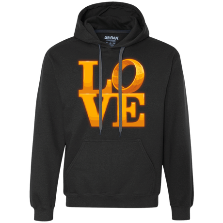 Sweatshirts Black / Small LOVE Lotr Ring Premium Fleece Hoodie