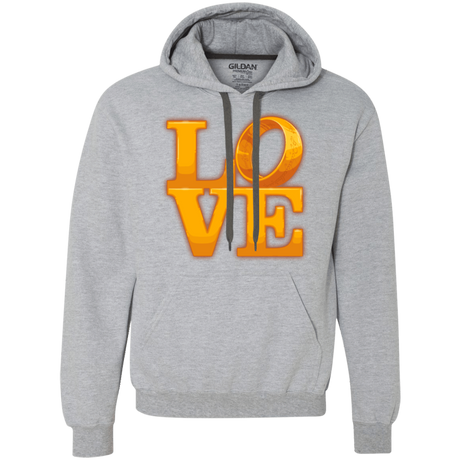 Sweatshirts Sport Grey / Small LOVE Lotr Ring Premium Fleece Hoodie