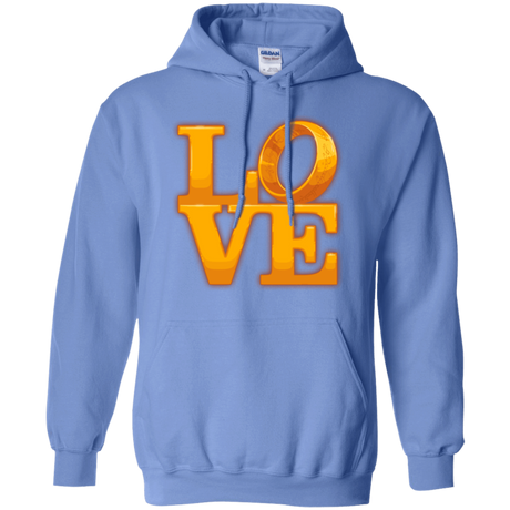 Sweatshirts Carolina Blue / Small LOVE Lotr Ring Pullover Hoodie