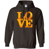 Sweatshirts Dark Chocolate / Small LOVE Lotr Ring Pullover Hoodie