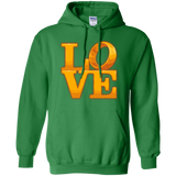 Sweatshirts Irish Green / Small LOVE Lotr Ring Pullover Hoodie