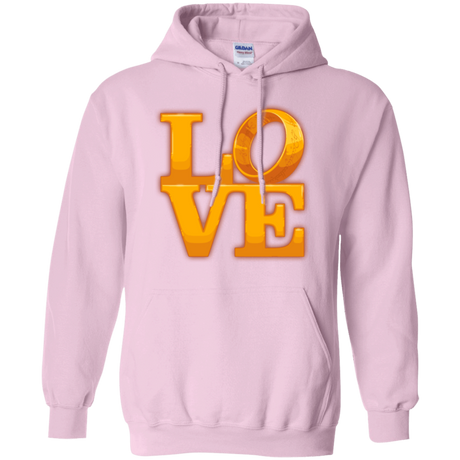 Sweatshirts Light Pink / Small LOVE Lotr Ring Pullover Hoodie