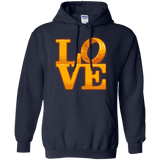 Sweatshirts Navy / Small LOVE Lotr Ring Pullover Hoodie