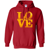 Sweatshirts Red / Small LOVE Lotr Ring Pullover Hoodie