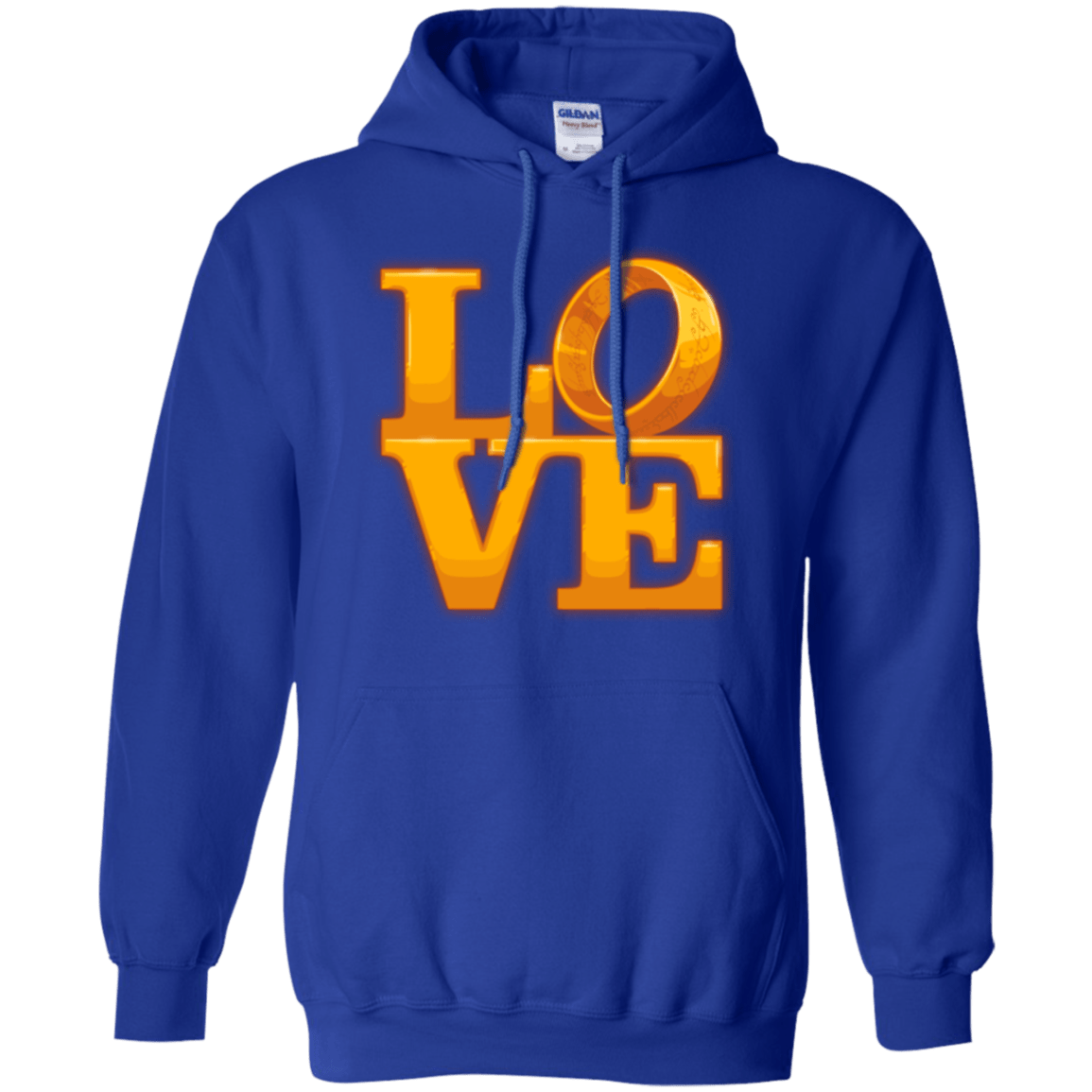 Sweatshirts Royal / Small LOVE Lotr Ring Pullover Hoodie