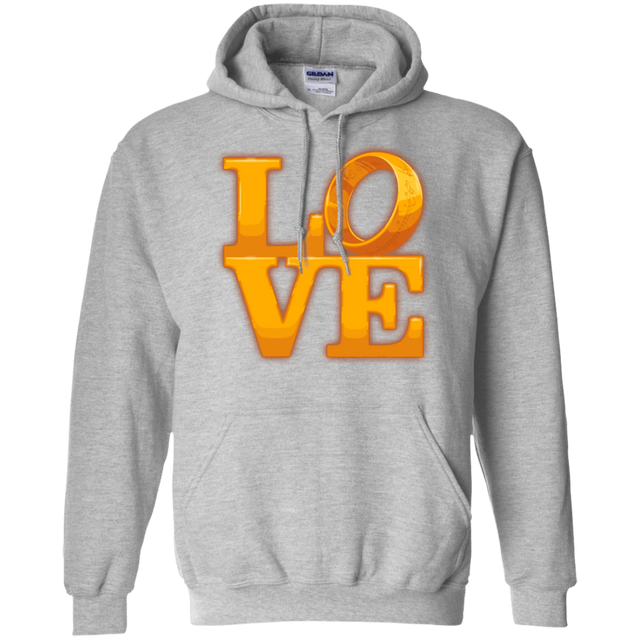 Sweatshirts Sport Grey / Small LOVE Lotr Ring Pullover Hoodie