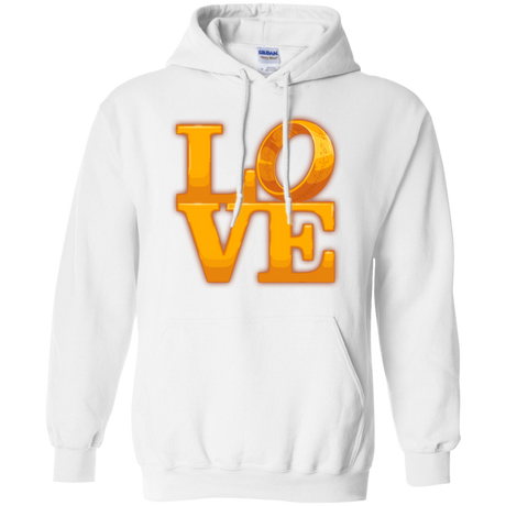 Sweatshirts White / Small LOVE Lotr Ring Pullover Hoodie