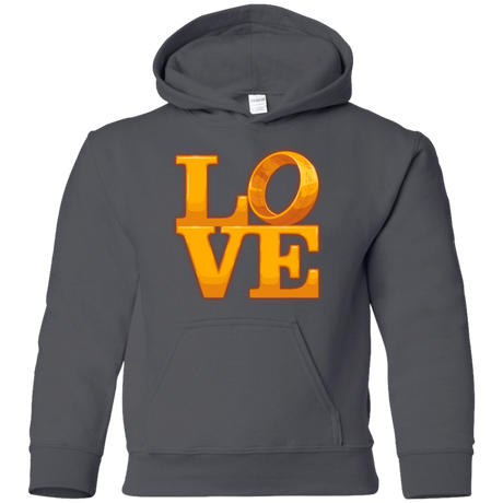 Sweatshirts Charcoal / YS LOVE Lotr Ring Youth Hoodie