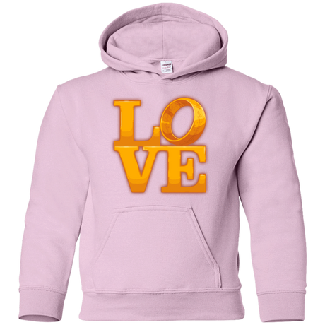 Sweatshirts Light Pink / YS LOVE Lotr Ring Youth Hoodie