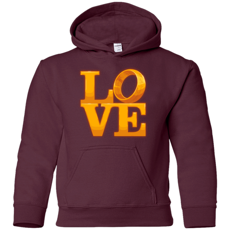 Sweatshirts Maroon / YS LOVE Lotr Ring Youth Hoodie