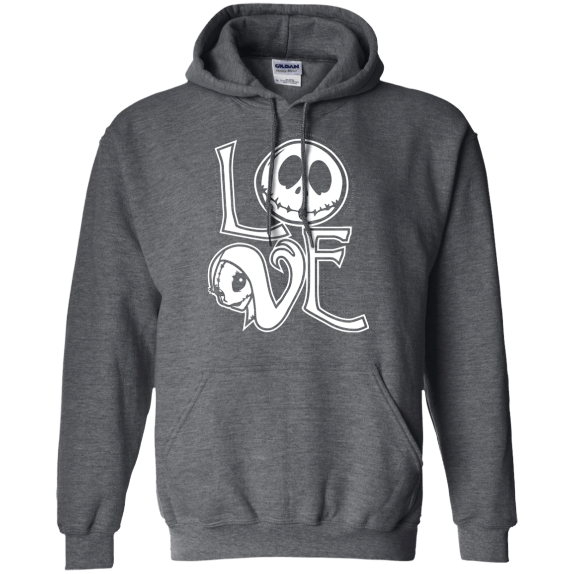 Sweatshirts Dark Heather / Small Love Pullover Hoodie