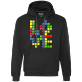 Sweatshirts Black / S Love Puzzles Premium Fleece Hoodie