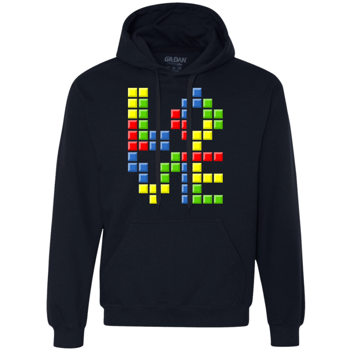 Sweatshirts Navy / S Love Puzzles Premium Fleece Hoodie