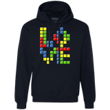 Sweatshirts Navy / S Love Puzzles Premium Fleece Hoodie