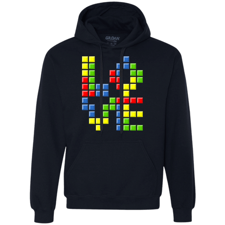 Sweatshirts Navy / S Love Puzzles Premium Fleece Hoodie