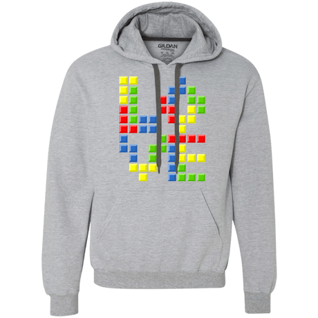 Sweatshirts Sport Grey / S Love Puzzles Premium Fleece Hoodie
