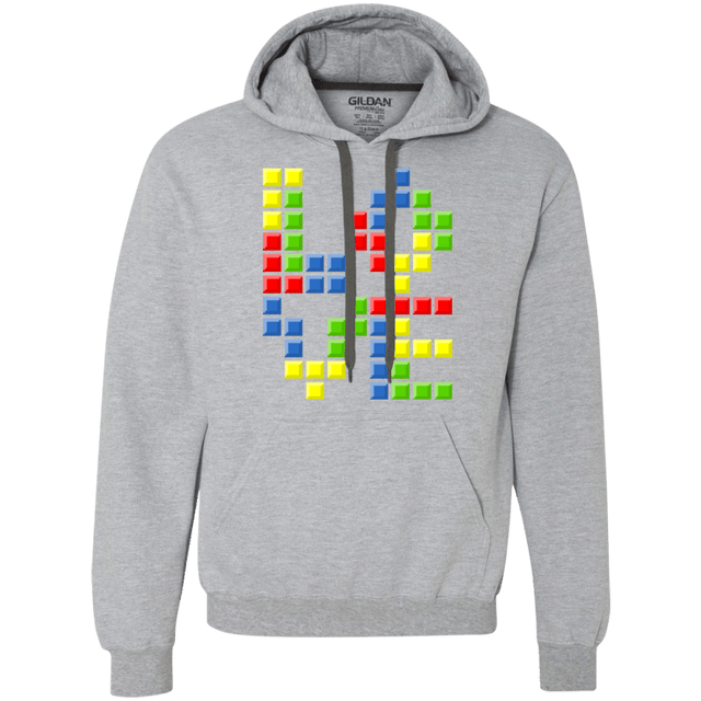 Sweatshirts Sport Grey / S Love Puzzles Premium Fleece Hoodie